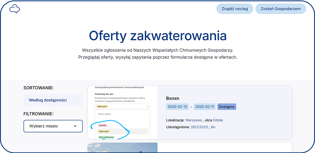 page screen